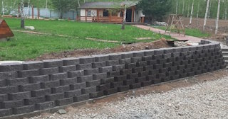 Установка подпорной стенки в Верхнем Уфалее: качество и цена от 2814 руб.